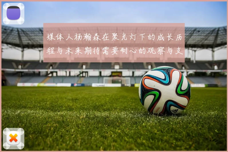 媒体人杨瀚森在聚光灯下的成长历程与未来期待需要耐心的观察与支持